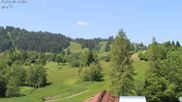 Archiviertes Webcam Bild: Oberstaufen: Biohotel Schratt - Blick zur Imbergbahn am 25.05.2026 um 12:02 Uhr