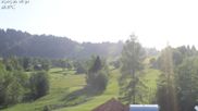 Archiviertes Webcam Bild: Oberstaufen: Biohotel Schratt - Blick zur Imbergbahn am 25.05.2026 um 18:02 Uhr