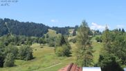 Archiviertes Webcam Bild: Oberstaufen: Biohotel Schratt - Blick zur Imbergbahn am 12.07.2026 um 12:31 Uhr