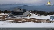 Archived webcam image showing Kreischberg Mountain: Top Station Orange Sixpack on 12 Apr 2026 at 07:09