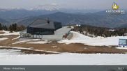 Archived webcam image showing Kreischberg Mountain: Top Station Orange Sixpack on 12 Apr 2026 at 13:09