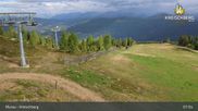 Archived webcam image showing Kreischberg Mountain: Top Station Orange Sixpack on 14 Jun 2026 at 08:31