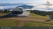 Archived webcam image showing Kreischberg Mountain: Top Station Orange Sixpack on 8 Aug 2026 at 08:31