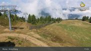 Archived webcam image showing Kreischberg Mountain: Top Station Orange Sixpack on 8 Aug 2026 at 11:31