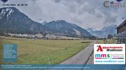 Archived webcam image showing Schoppernau lower valley on 23 Mar 2026 at 10:37