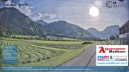 Archived webcam image showing Schoppernau lower valley on 21 May 2026 at 18:42