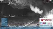 Archived webcam image showing Schoppernau lower valley on 28 May 2026 at 00:36