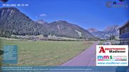 Archived webcam image showing Schoppernau lower valley on 28 May 2026 at 08:36