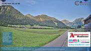 Archived webcam image showing Schoppernau lower valley on 21 Jun 2026 at 06:16
