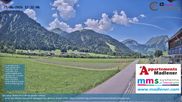 Archived webcam image showing Schoppernau lower valley on 21 Jun 2026 at 12:16