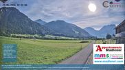 Archived webcam image showing Schoppernau lower valley on 21 Jun 2026 at 18:31