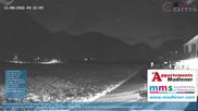 Archived webcam image showing Schoppernau lower valley on 11 Aug 2026 at 04:31