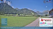 Archived webcam image showing Schoppernau lower valley on 11 Aug 2026 at 10:31