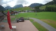 Archived webcam image showing Schoppernau: View from Hotel Schrannen-Hof on 6 Jul 2026 at 06:25