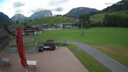 Archived webcam image showing Schoppernau: View from Hotel Schrannen-Hof on 6 Jul 2026 at 07:25