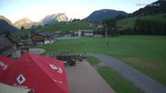 Archived webcam image showing Schoppernau: View from Hotel Schrannen-Hof on 12 Jul 2026 at 06:36