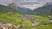 Archived webcam image showing Schoppernau on 13 May 2026 at 18:38