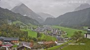 Archived webcam image showing Schoppernau on 10 Oct 2026 at 08:04
