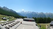 Archived webcam image showing Grächen: Hannigalp north on 12 Jul 2026 at 14:56
