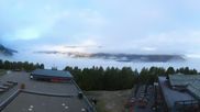 Archived webcam image showing Grächen: Hannigalp north on 9 Oct 2026 at 08:57
