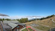 Archived webcam image showing Grächen: Hannigalp north on 9 Oct 2026 at 12:57