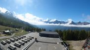 Archived webcam image showing Grächen: Hannigalp north on 9 Oct 2026 at 14:57