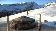 Archived webcam image showing Mountain restaurant "Berghof Golm" on 18 Mar 2026 at 07:12