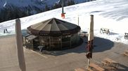 Archived webcam image showing Mountain restaurant "Berghof Golm" on 18 Mar 2026 at 08:12