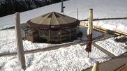 Archived webcam image showing Mountain restaurant "Berghof Golm" on 18 May 2026 at 08:03