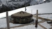 Archived webcam image showing Mountain restaurant "Berghof Golm" on 18 May 2026 at 10:03
