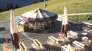 Archived webcam image showing Mountain restaurant "Berghof Golm" on 15 Sep 2026 at 08:21