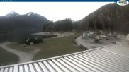 Archived webcam image showing Lake Achensee - Camping on 19 Apr 2026 at 08:37