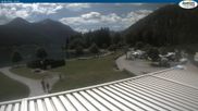 Archived webcam image showing Lake Achensee - Camping on 18 Jun 2026 at 12:20