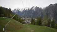 Archived webcam image showing Grächen village on 10 May 2026 at 08:48