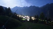Archived webcam image showing Grächen village on 28 May 2026 at 00:17