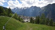 Archived webcam image showing Grächen village on 6 Jun 2026 at 16:54