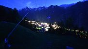 Archived webcam image showing Grächen village on 6 Jun 2026 at 22:54