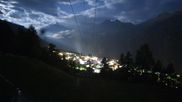 Archived webcam image showing Grächen village on 27 Jul 2026 at 00:04