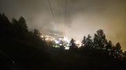 Archived webcam image showing Grächen village on 9 Oct 2026 at 00:55