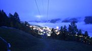 Archived webcam image showing Grächen village on 9 Oct 2026 at 07:55