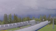 Archived webcam image showing Top station of the Höfi Express II lift on 11 Jun 2026 at 14:45