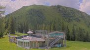 Archived webcam image showing Top station of the Höfi Express II lift on 23 Jun 2026 at 12:09