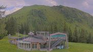 Archived webcam image showing Top station of the Höfi Express II lift on 23 Jun 2026 at 18:09