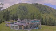 Archiviertes Webcam Bild: Hauser Kaibling: Bergstation Höfi Express II am 12.07.2026 um 10:51 Uhr