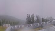 Archived webcam image showing Top station of the Höfi Express II lift on 18 Aug 2026 at 07:41