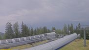 Archived webcam image showing Top station of the Höfi Express II lift on 18 Aug 2026 at 10:41
