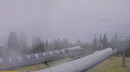 Archived webcam image showing Top station of the Höfi Express II lift on 18 Aug 2026 at 18:41
