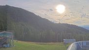 Archived webcam image showing Top station of the Höfi Express II lift on 26 Aug 2026 at 18:48