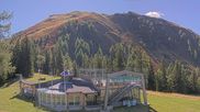 Archived webcam image showing Top station of the Höfi Express II lift on 25 Sep 2026 at 14:09