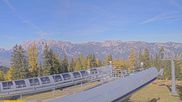 Archived webcam image showing Top station of the Höfi Express II lift on 20 Oct 2026 at 12:07